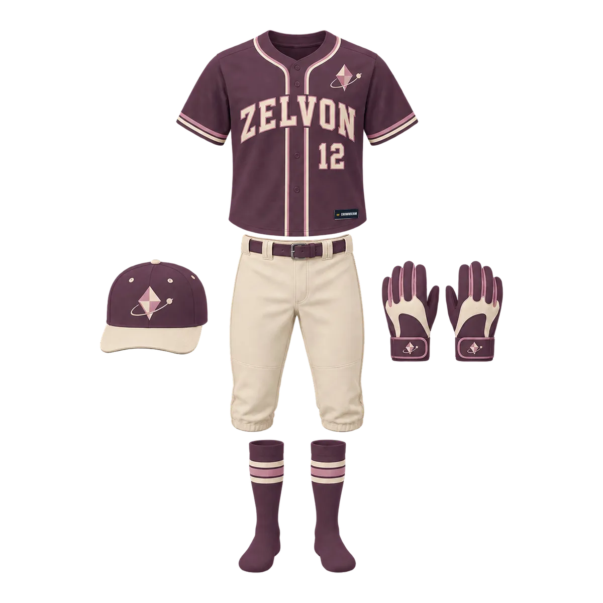 Zelvon Retro Baseball design