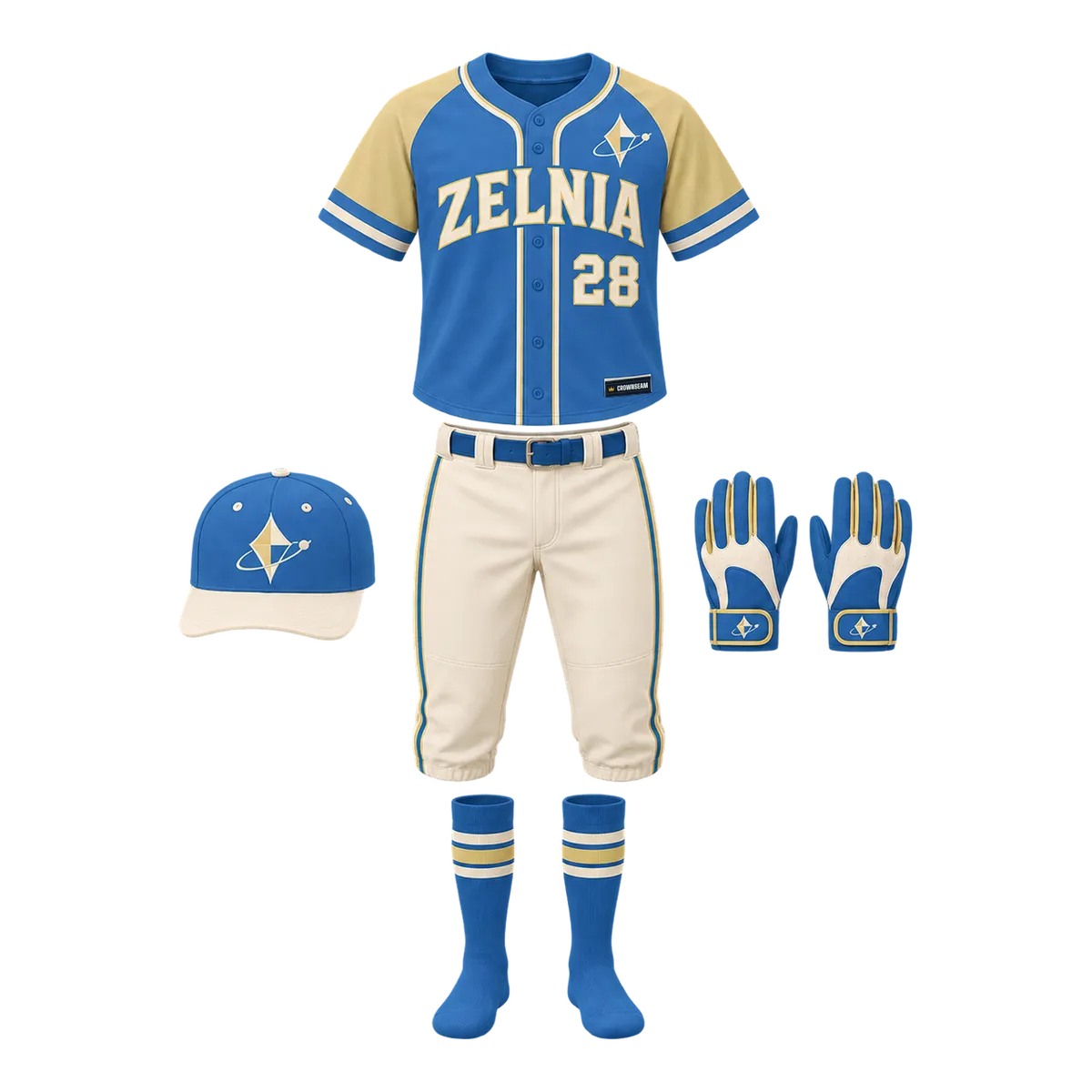 Zelnia Retro Baseball design