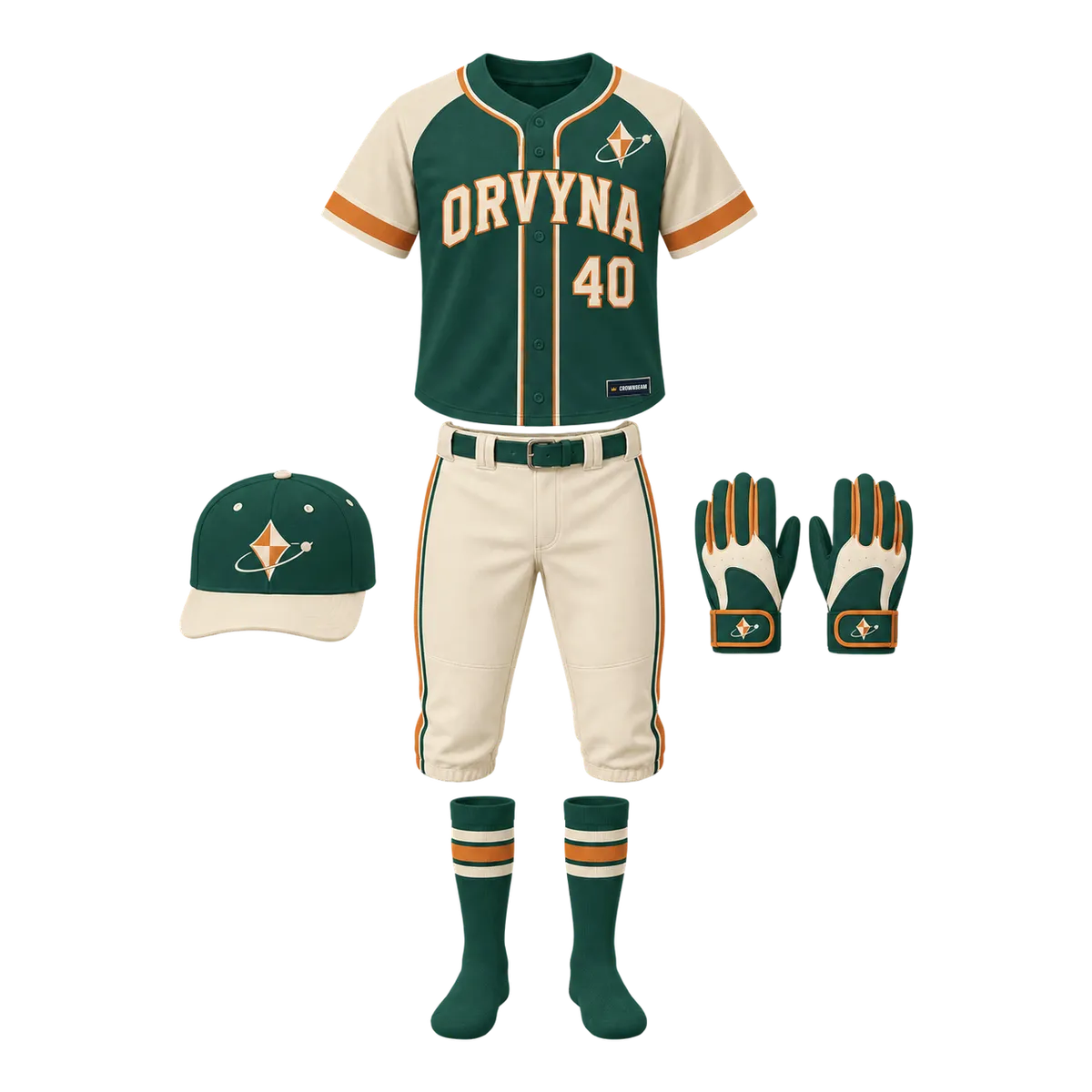 Orvyna Retro Baseball design