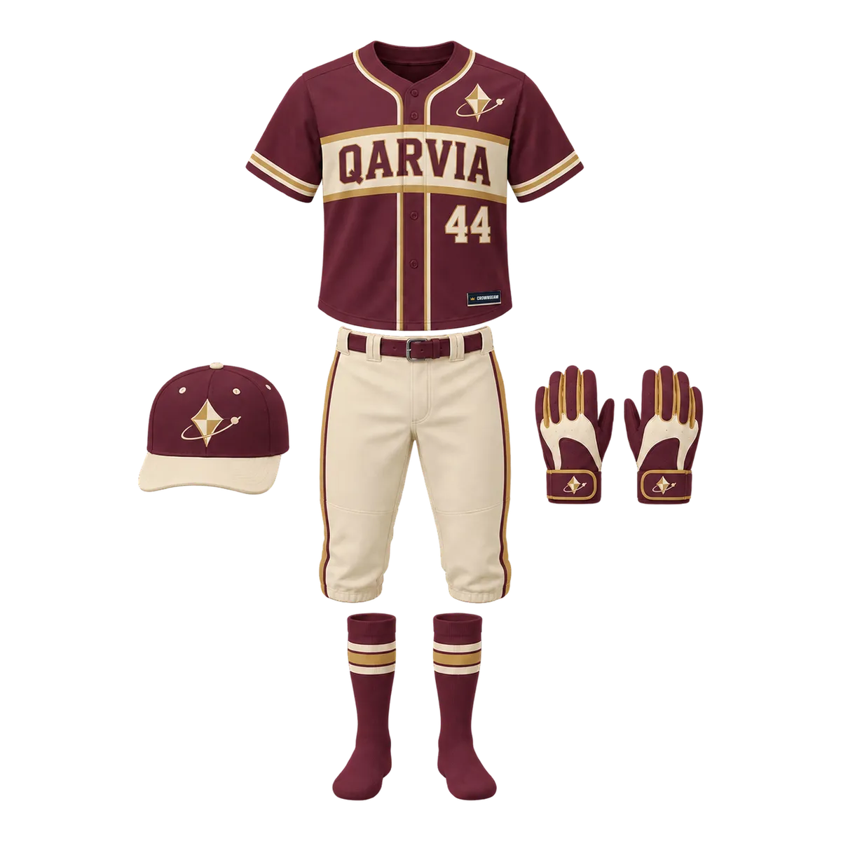Qarvia Retro Baseball design