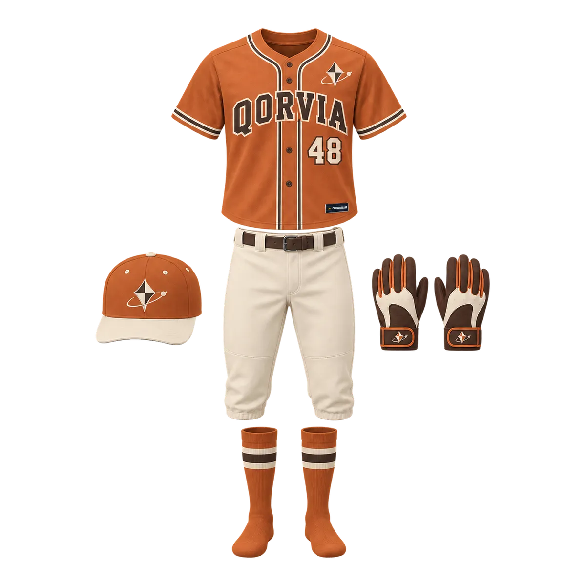 Qorvia Retro Baseball design