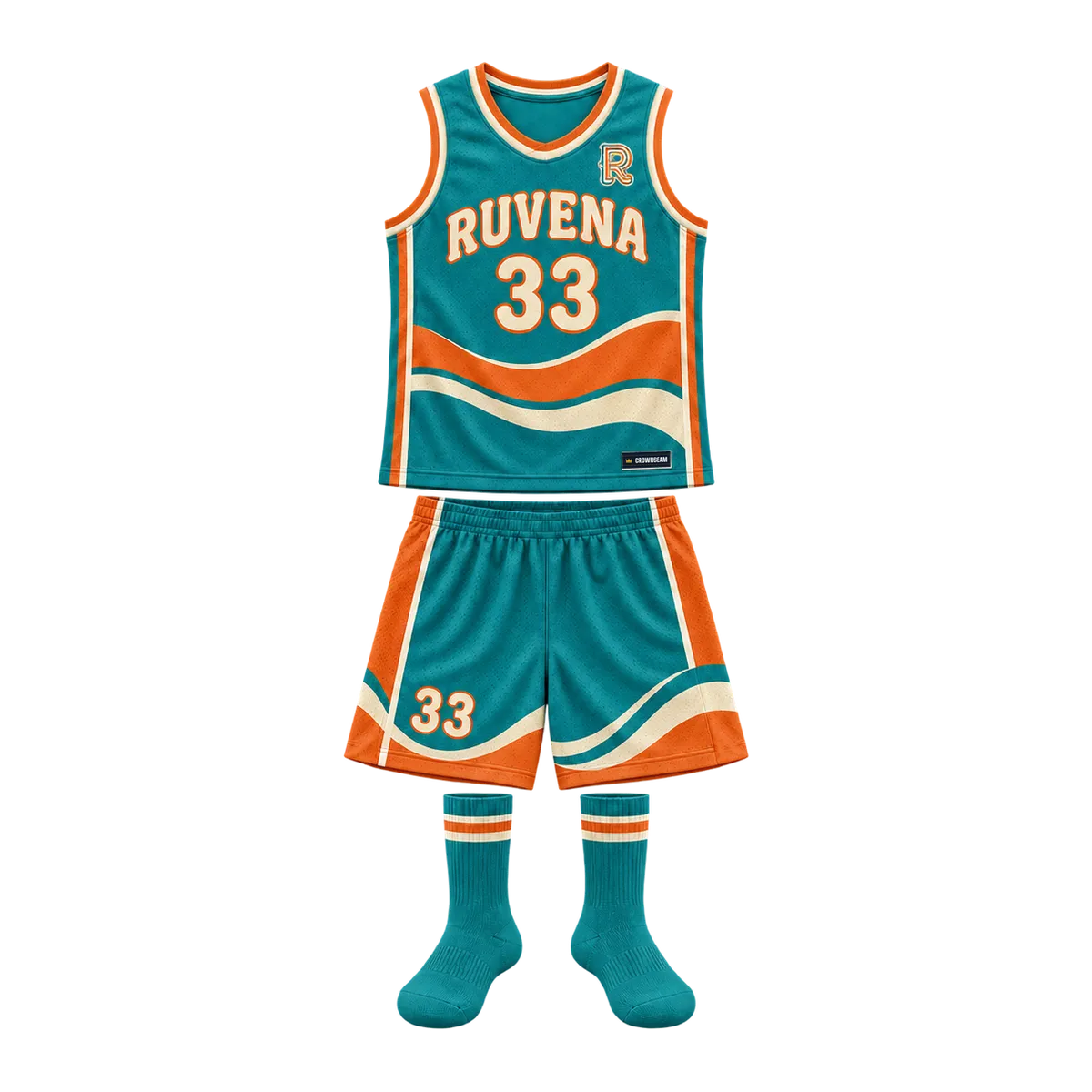 Ruvena Retro Basketball design
