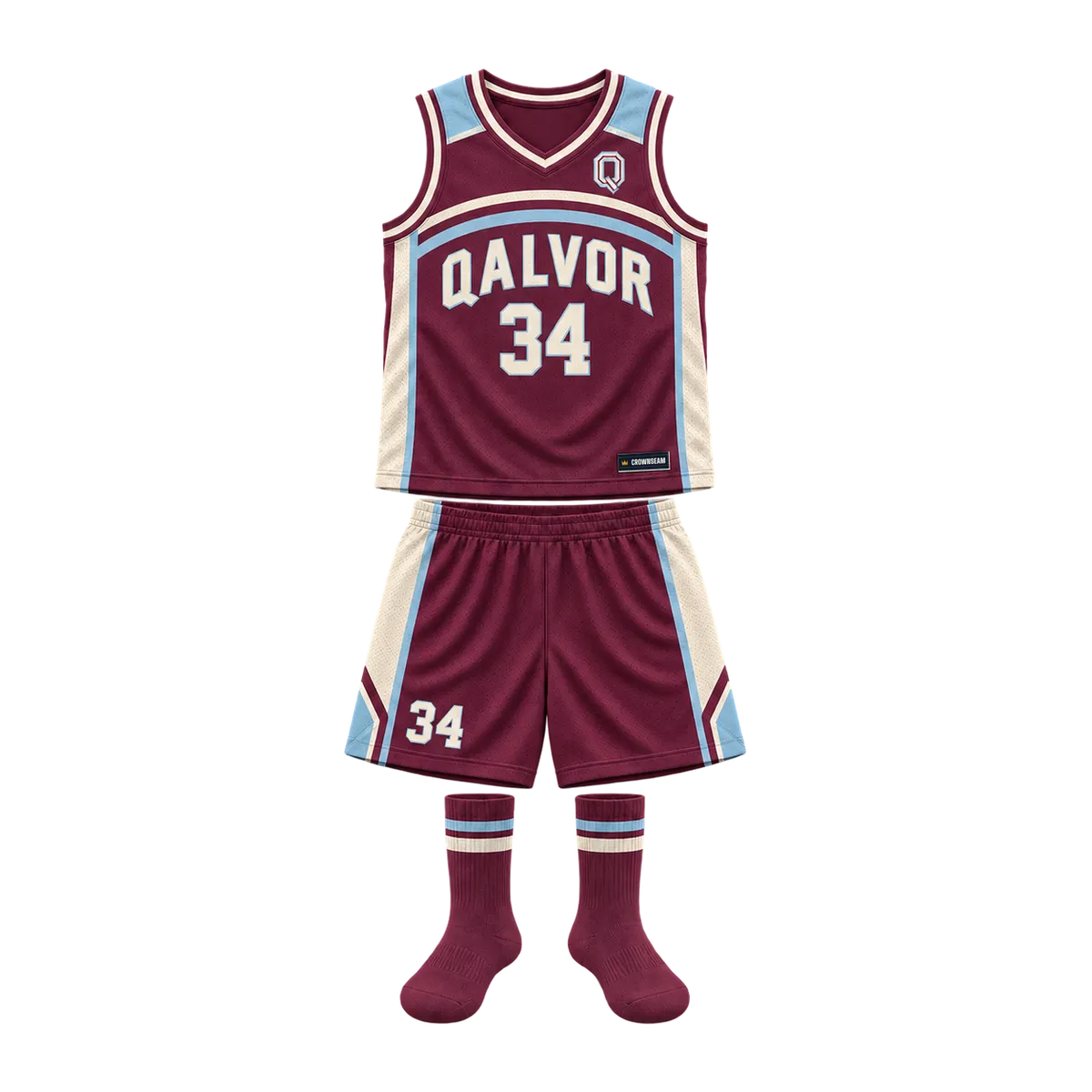 Qalvor Retro Basketball design
