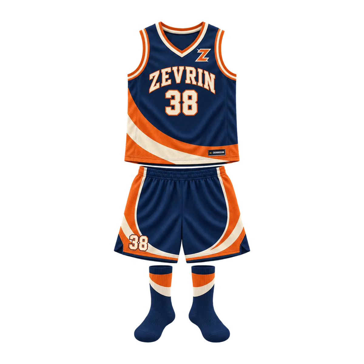 Zevrin Retro Basketball design