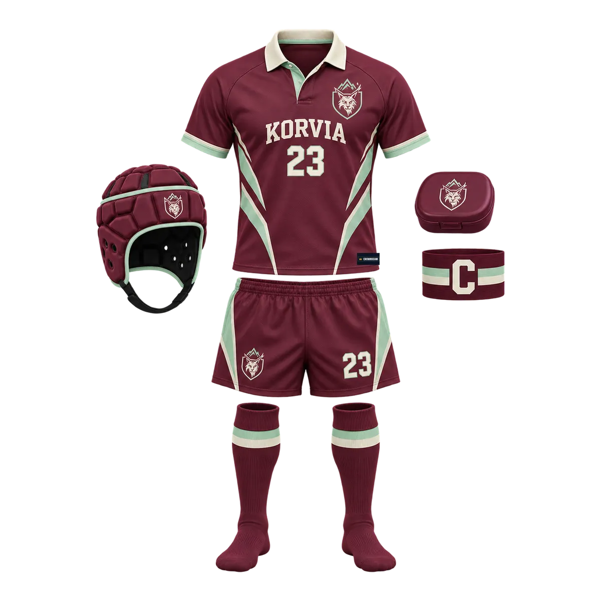Korvia Pro Rugby design