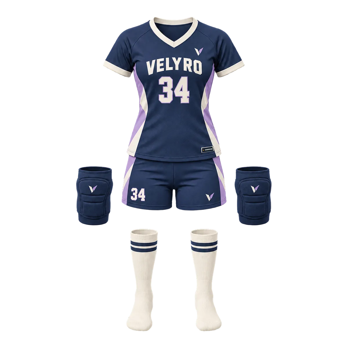 Velyro Modern Volleyball design