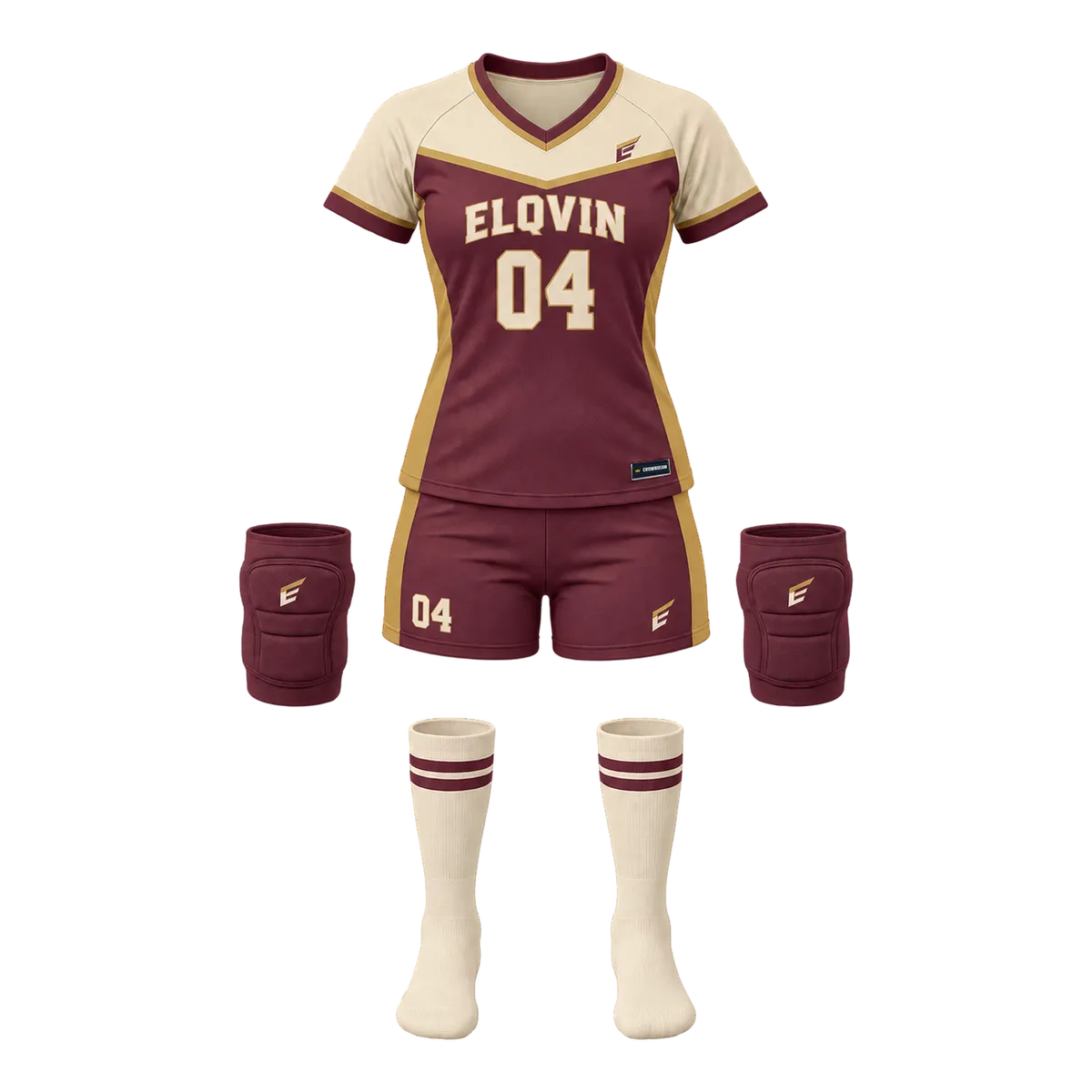 Elqvin Retro Volleyball design