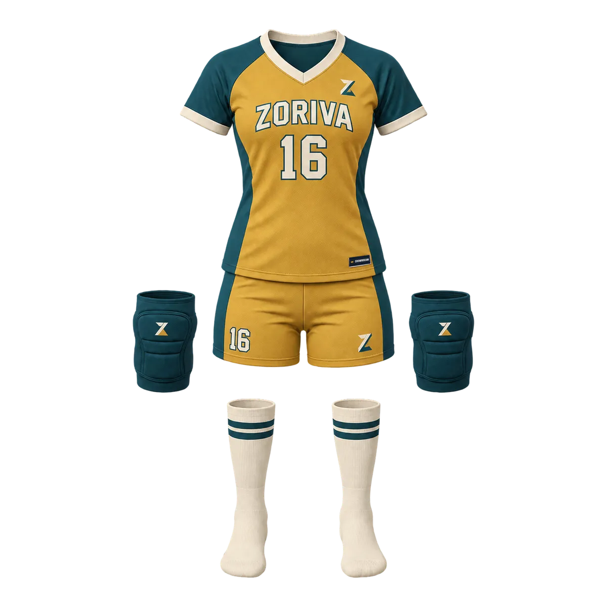 Zoriva Retro Volleyball design