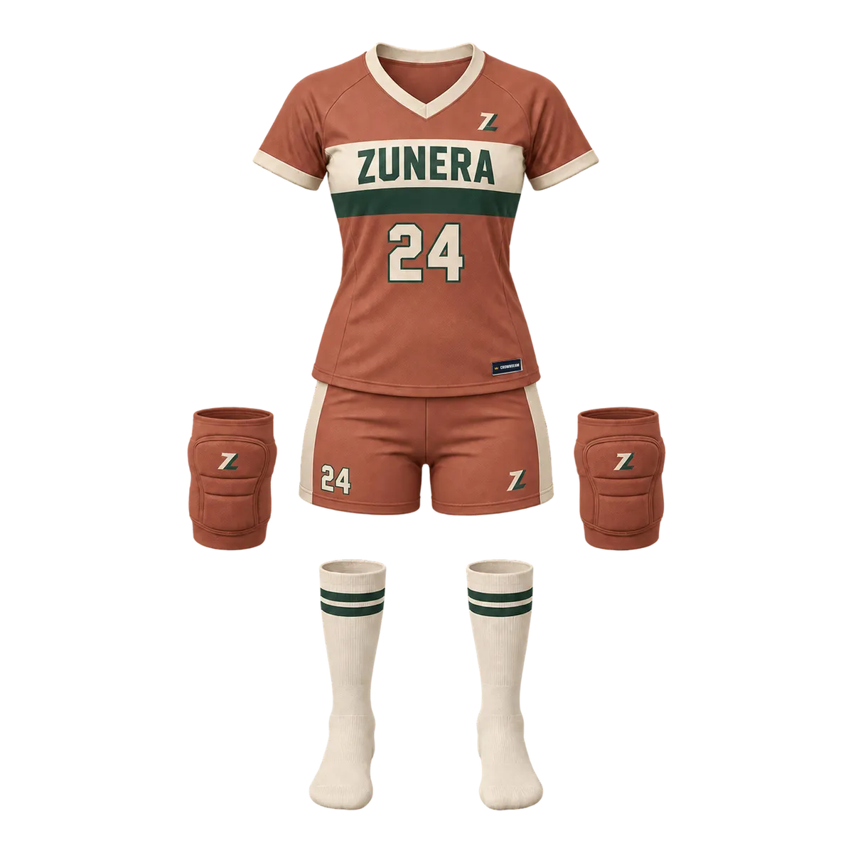 Zunera Retro Volleyball design