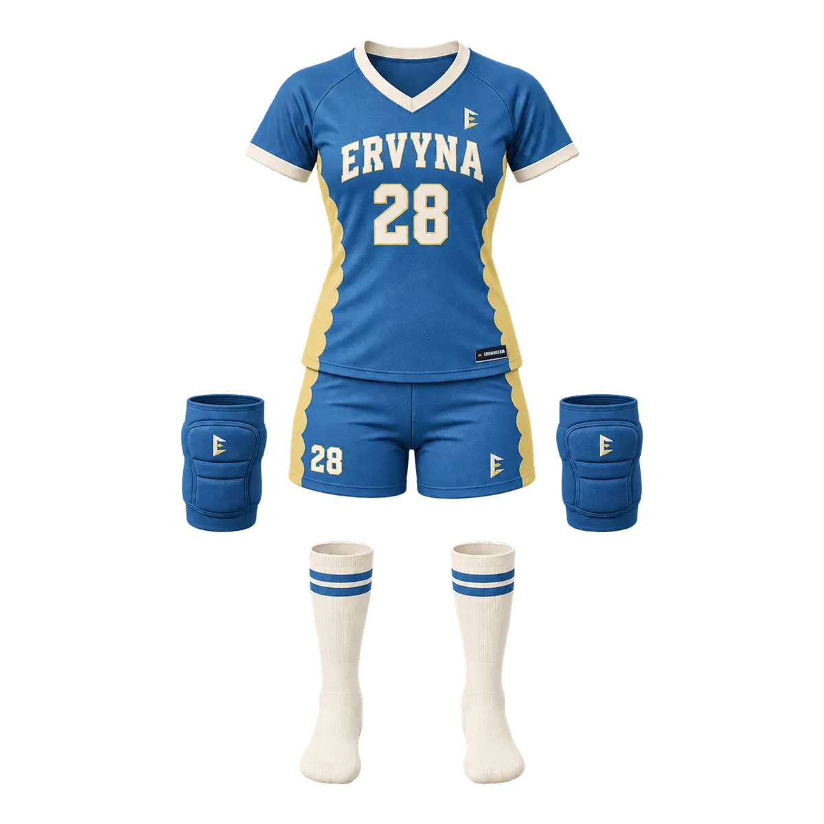 Ervyna Retro Volleyball design
