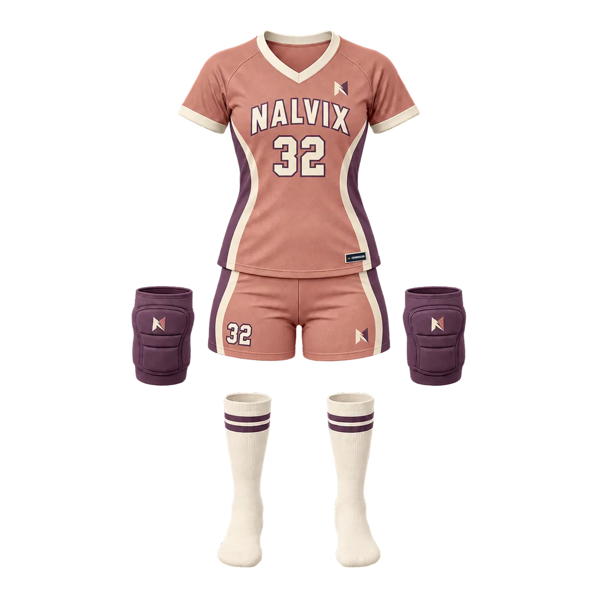 Nalvix Retro Volleyball design