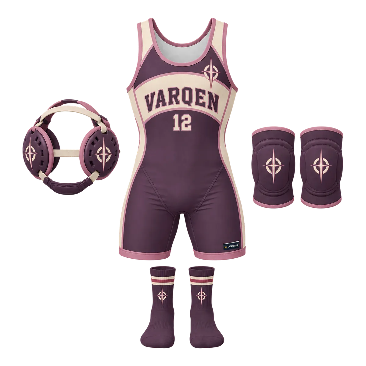 Varqen Retro Wrestling design