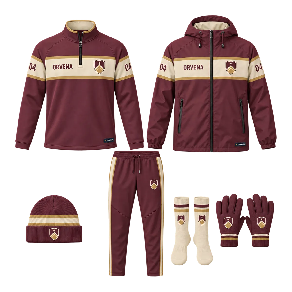 Orvena Retro Winter Training design