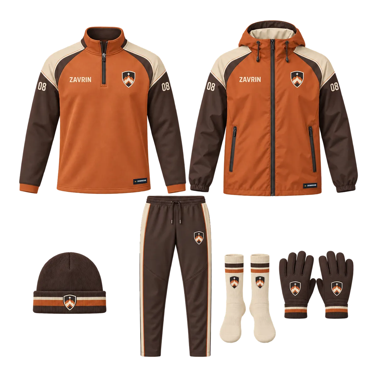 Zavrin Retro Winter Training design