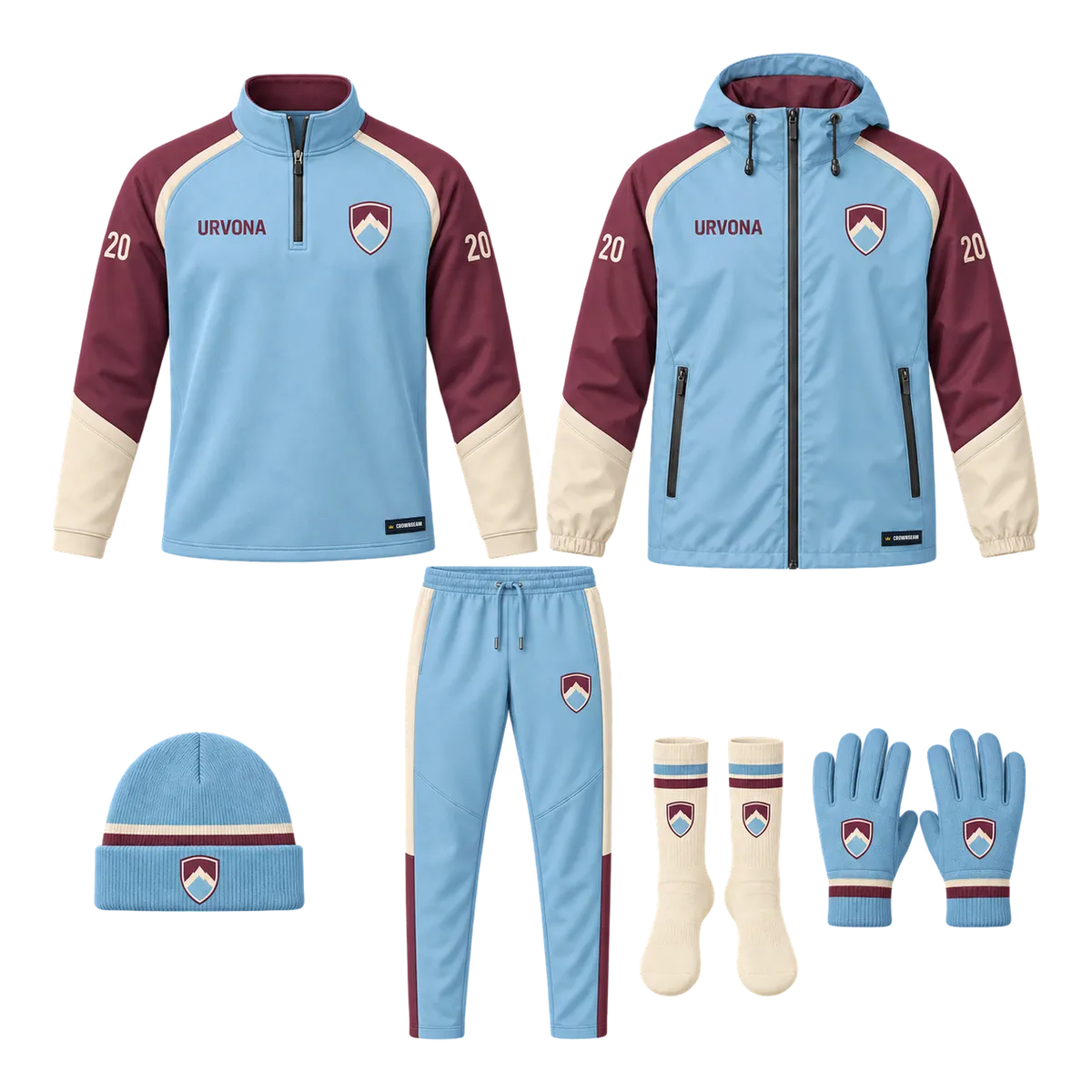 Urvona Retro Winter Training design